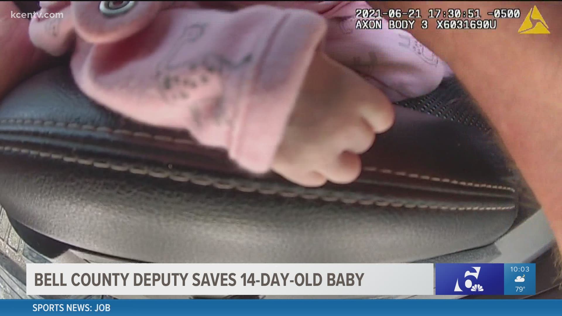 Deputy Shawn Hearn performed CPR on the 14-day-old baby until EMS arrived.
