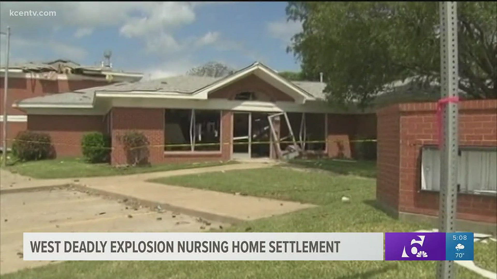 A former nursing home in West has settled a lawsuit stemming from the deadly West explosion.