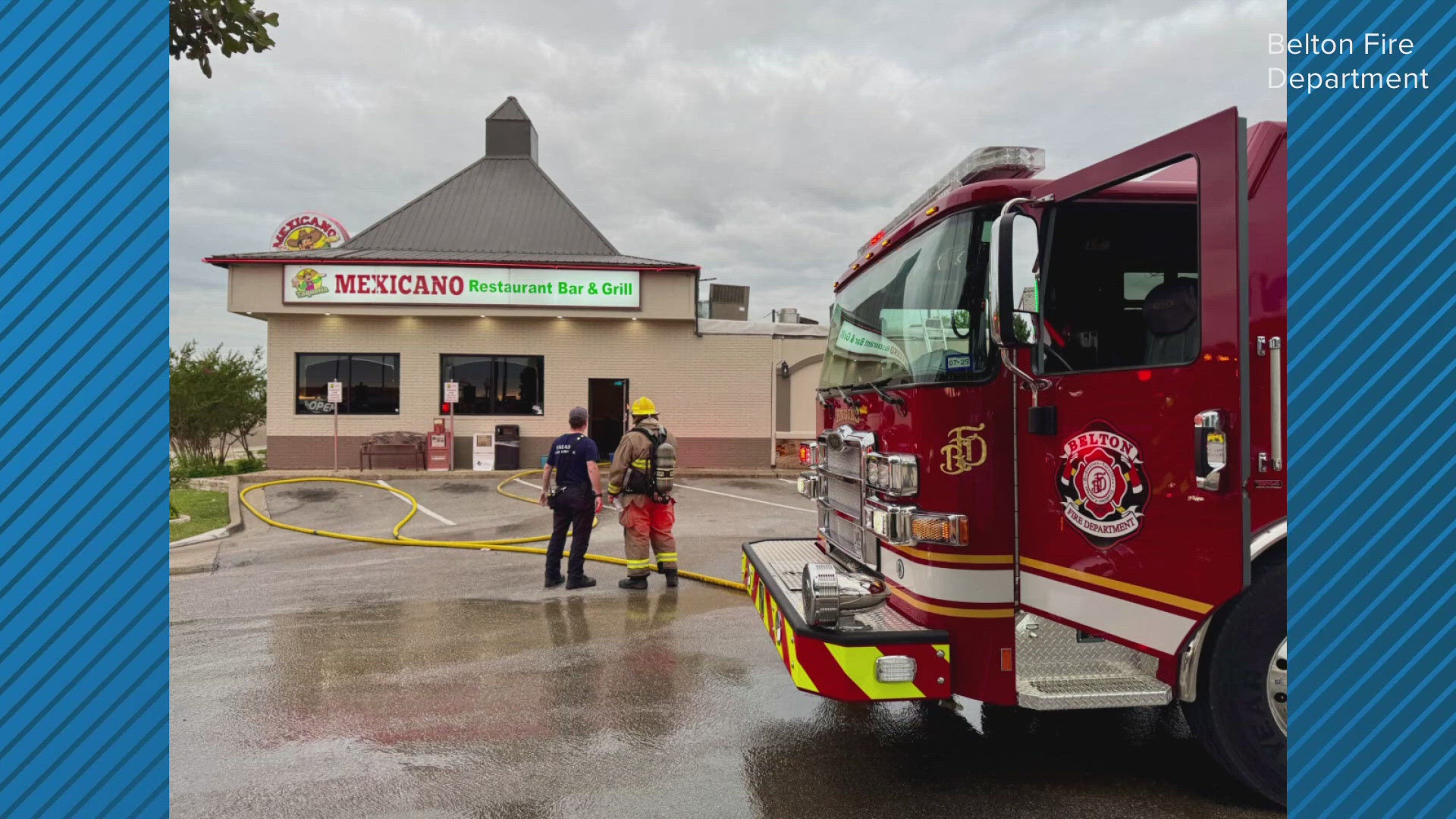 Officials believe the fire began in a kitchen exhaust fan. 