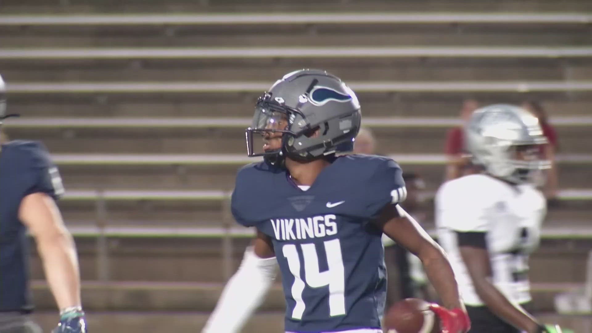 The Bryan High School Junior plays for his mom and gives it his all on the football field.