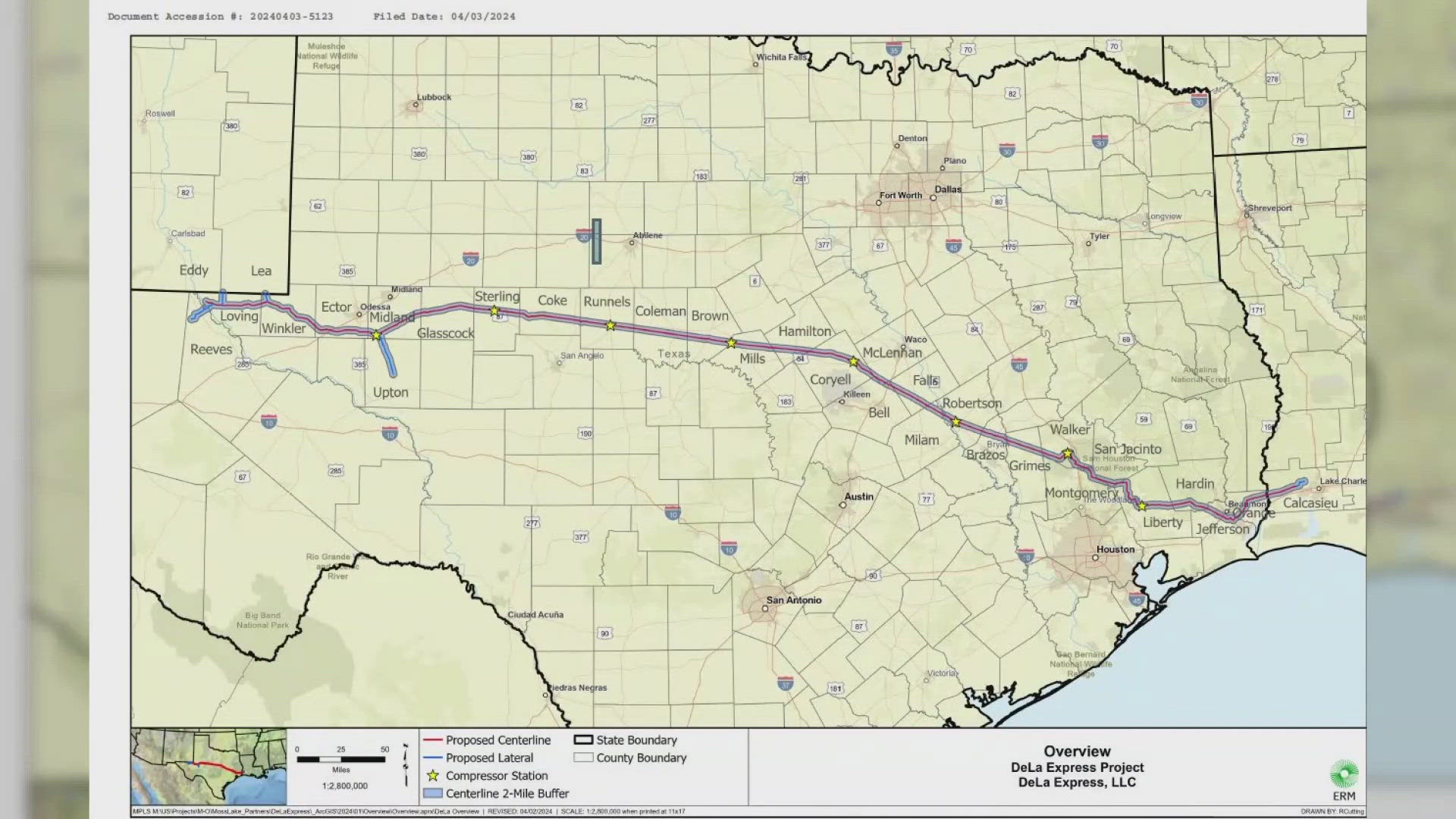 Locals express concern over proposed pipeline project in TX | kcentv.com