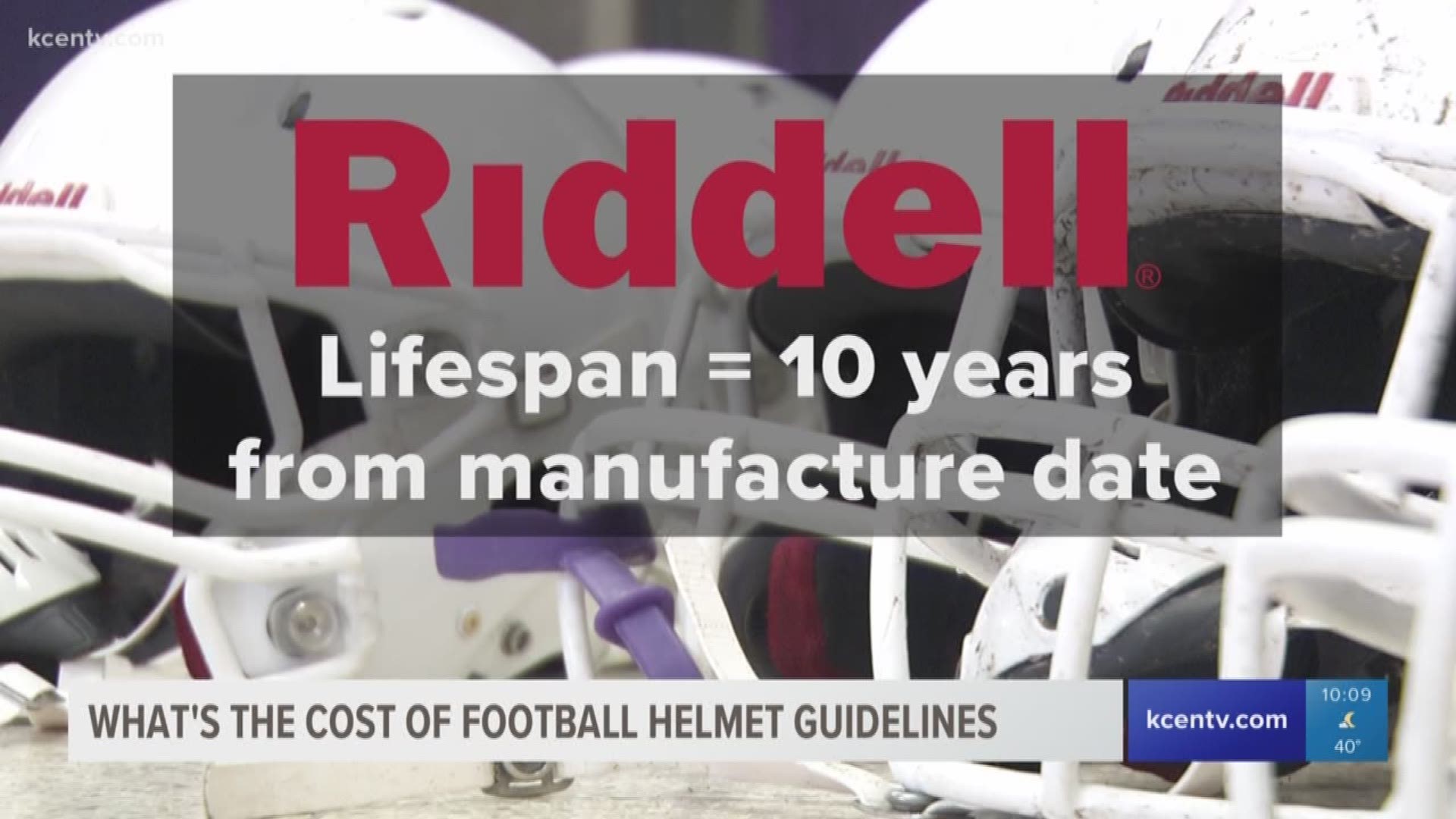 Sports reporter Kurtis Quillin walks through what football coaches have to consider when paying for helmets year-to-year for their teams.