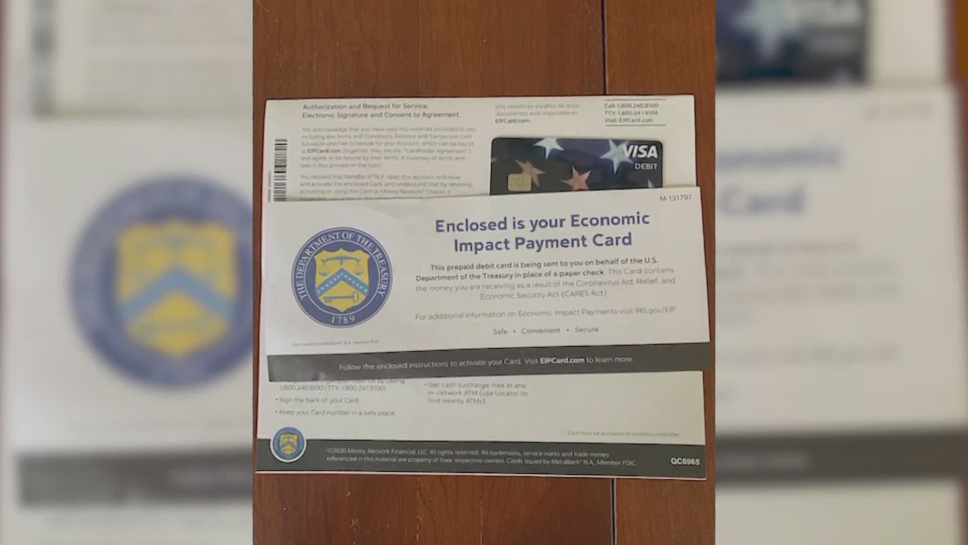 A Belton woman is warning others after finding her stimulus payment on a debit card in a plain envelope from 'Money Network Cardholder Services.'