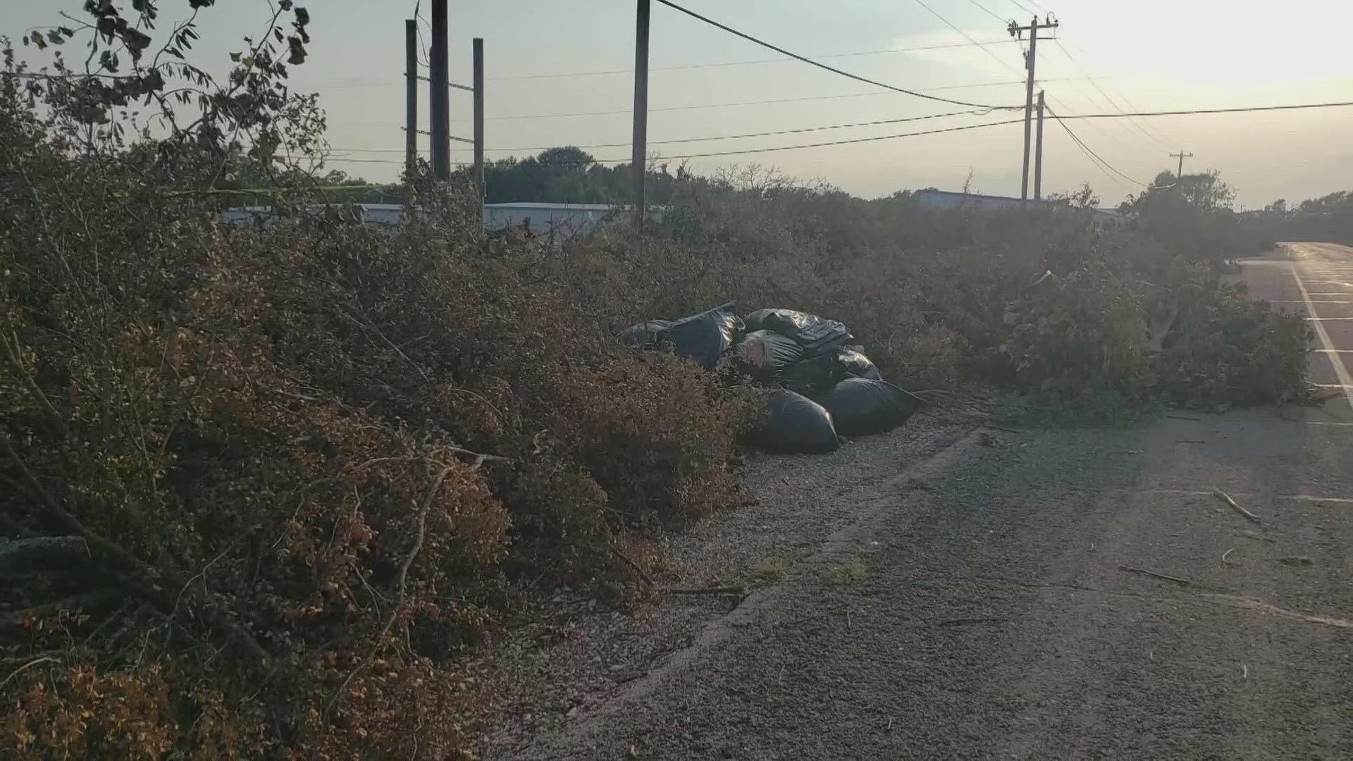 Eddie Roman told 6 News illegal dumping has been happening since after the May 26 tornado hit Temple.