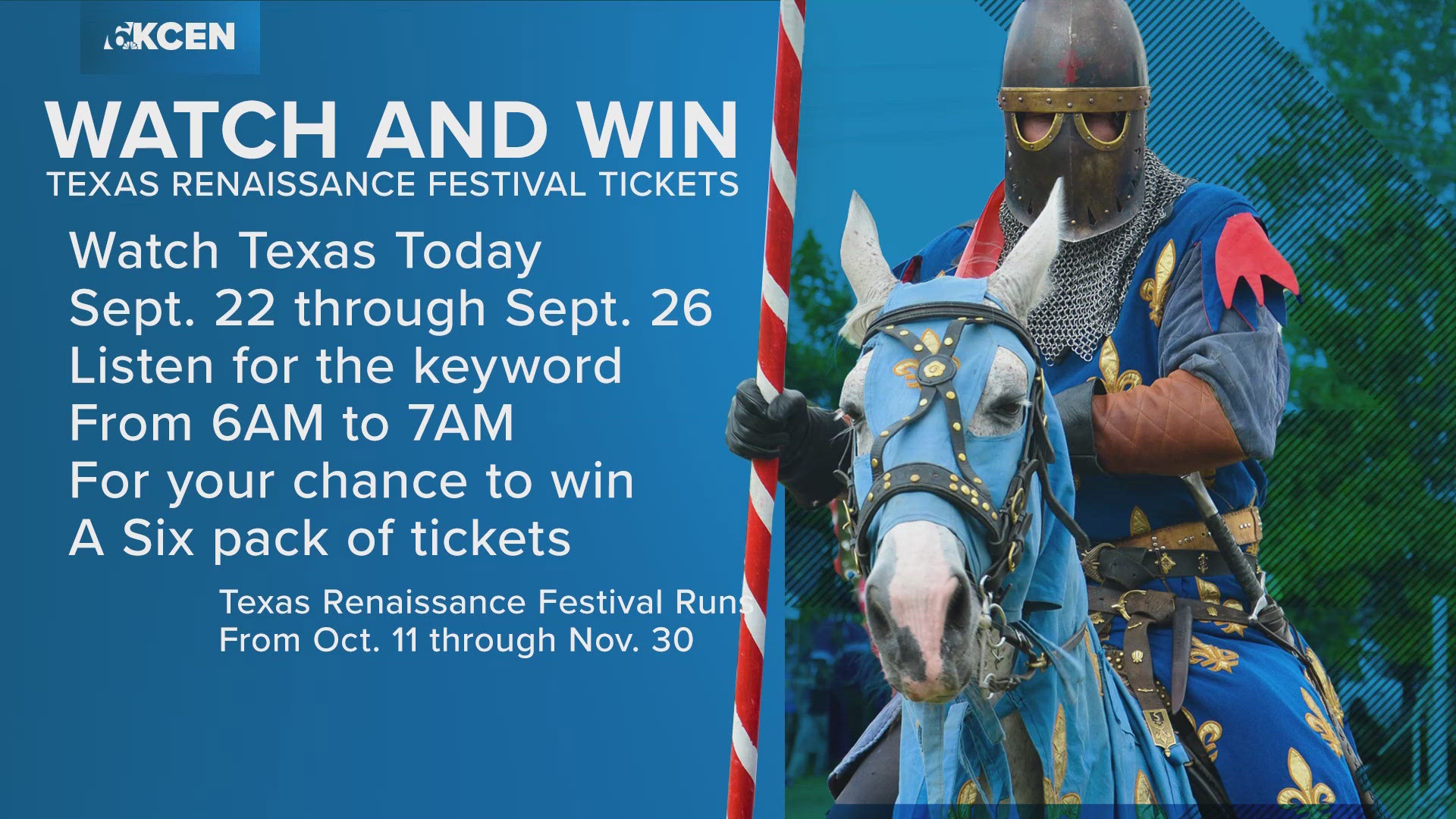 The festival runs from Oct. 11 through Nov. 30.