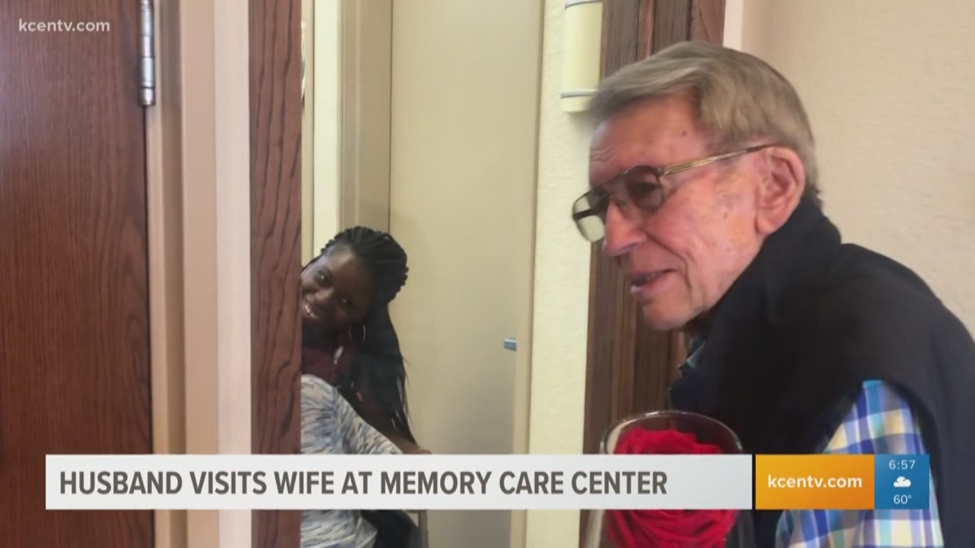 Bob Kennedy visits his wife, Bettye, three times a week at Luvida Memory Care Center.