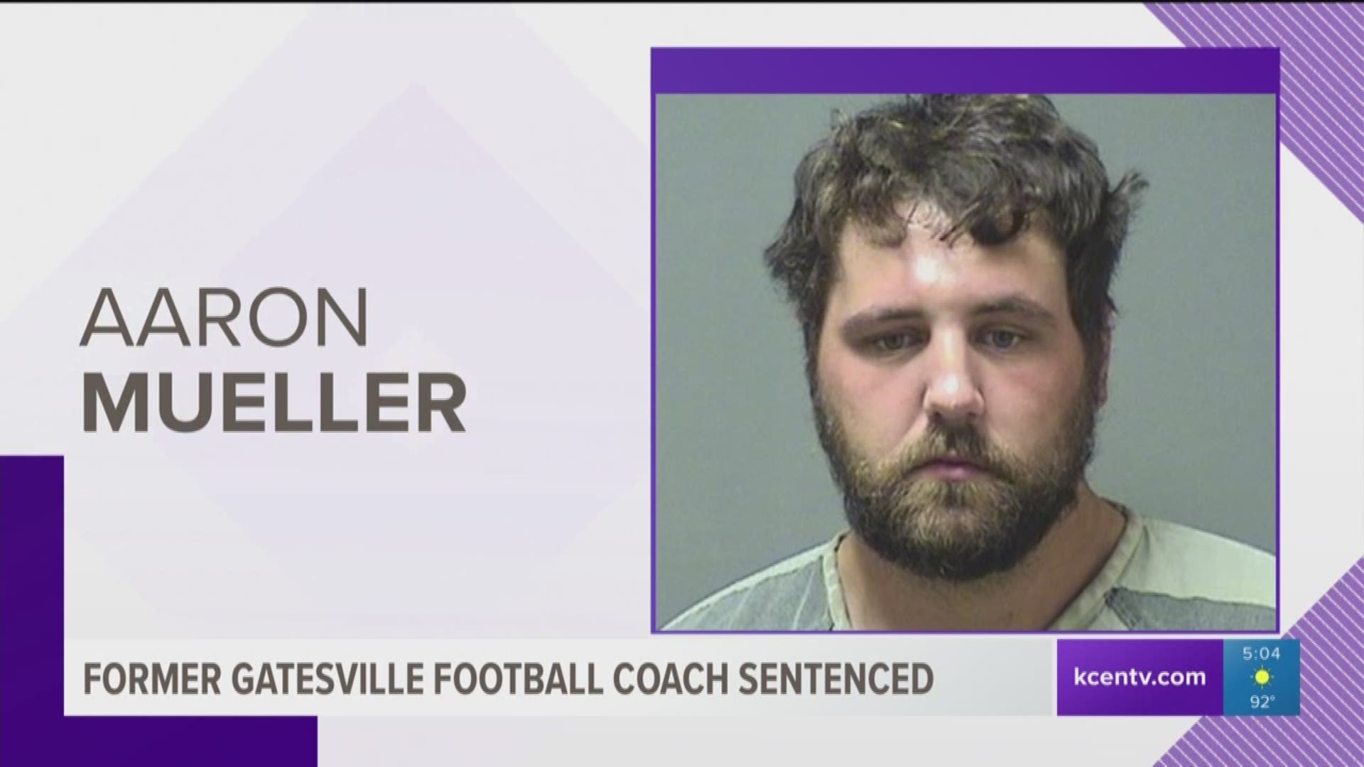 A former assistant football coach at Gatesville Junior High will not go to jail for giving players testosterone. 