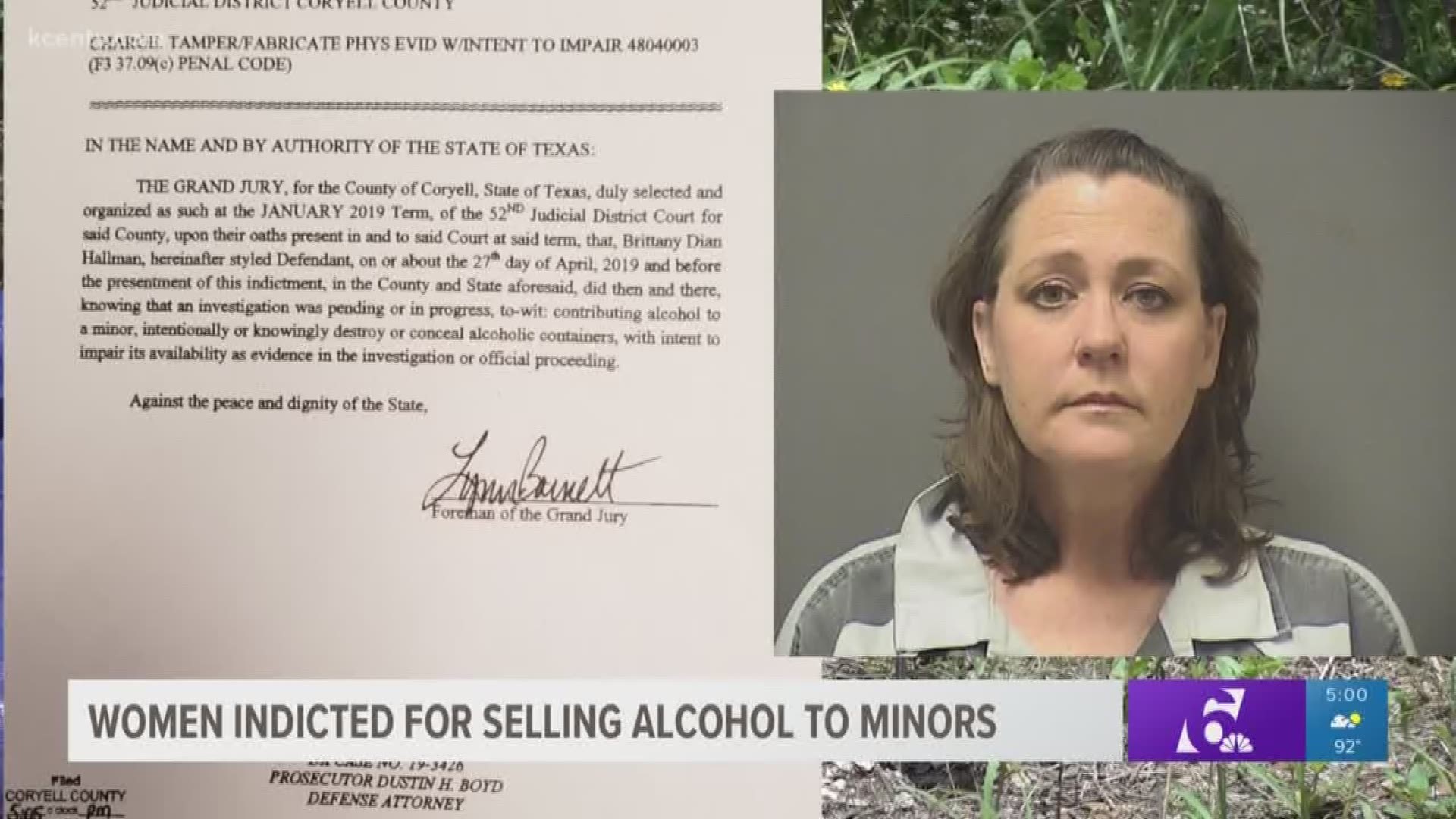 Two women have been indicted for selling alcohol to minors the day before a crash that killed two Gatesville High Students in April.