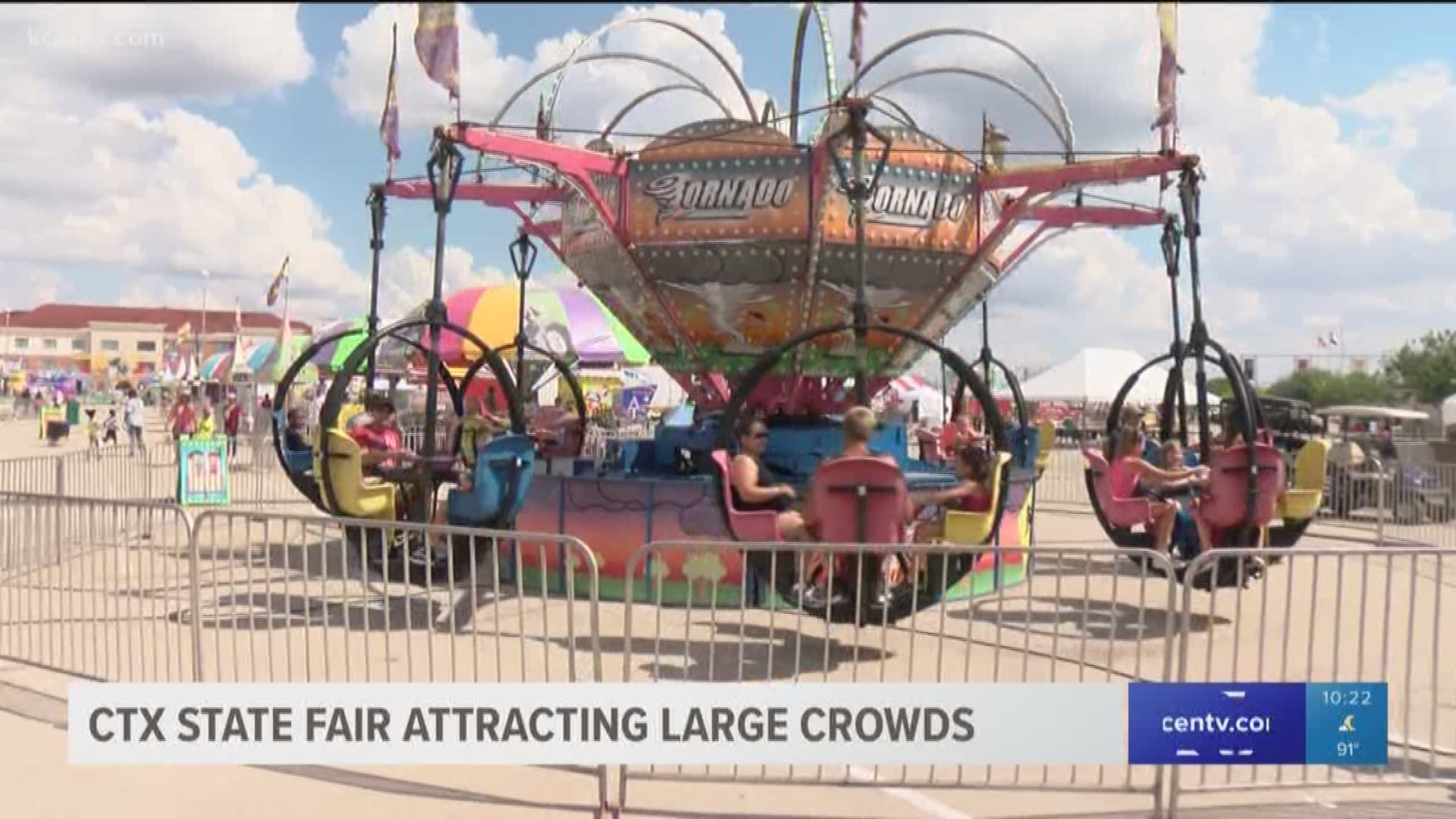 Professional bull riding is back at the fair. Channel 6's Kurtis Quillin reports.