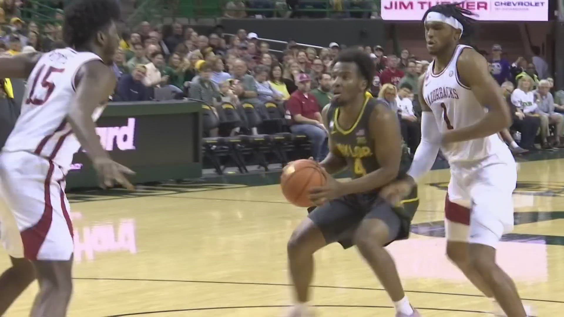 The former Baylor guard returns home to play college ball.