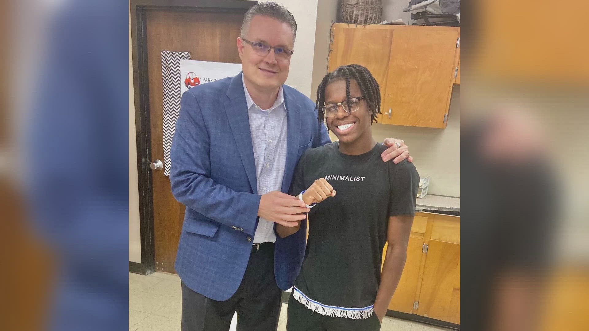 Jamarri Thrasher competed in a virtual business management competition through the Future Business Leaders of America, winning the top spot in the state.