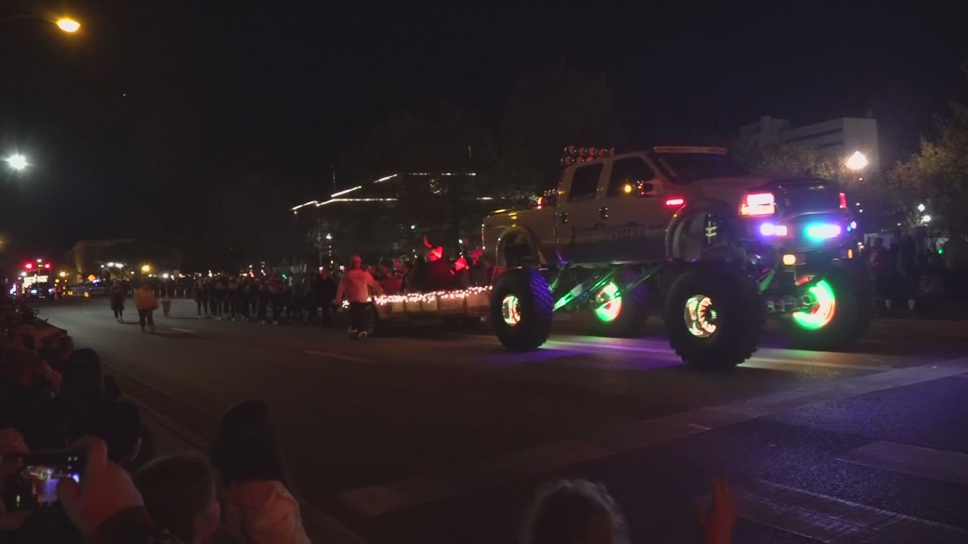 Floats, marching bands, decorated cars and even Santa himself made their way through downtown Temple on Dec. 2 to kick off the holiday season.