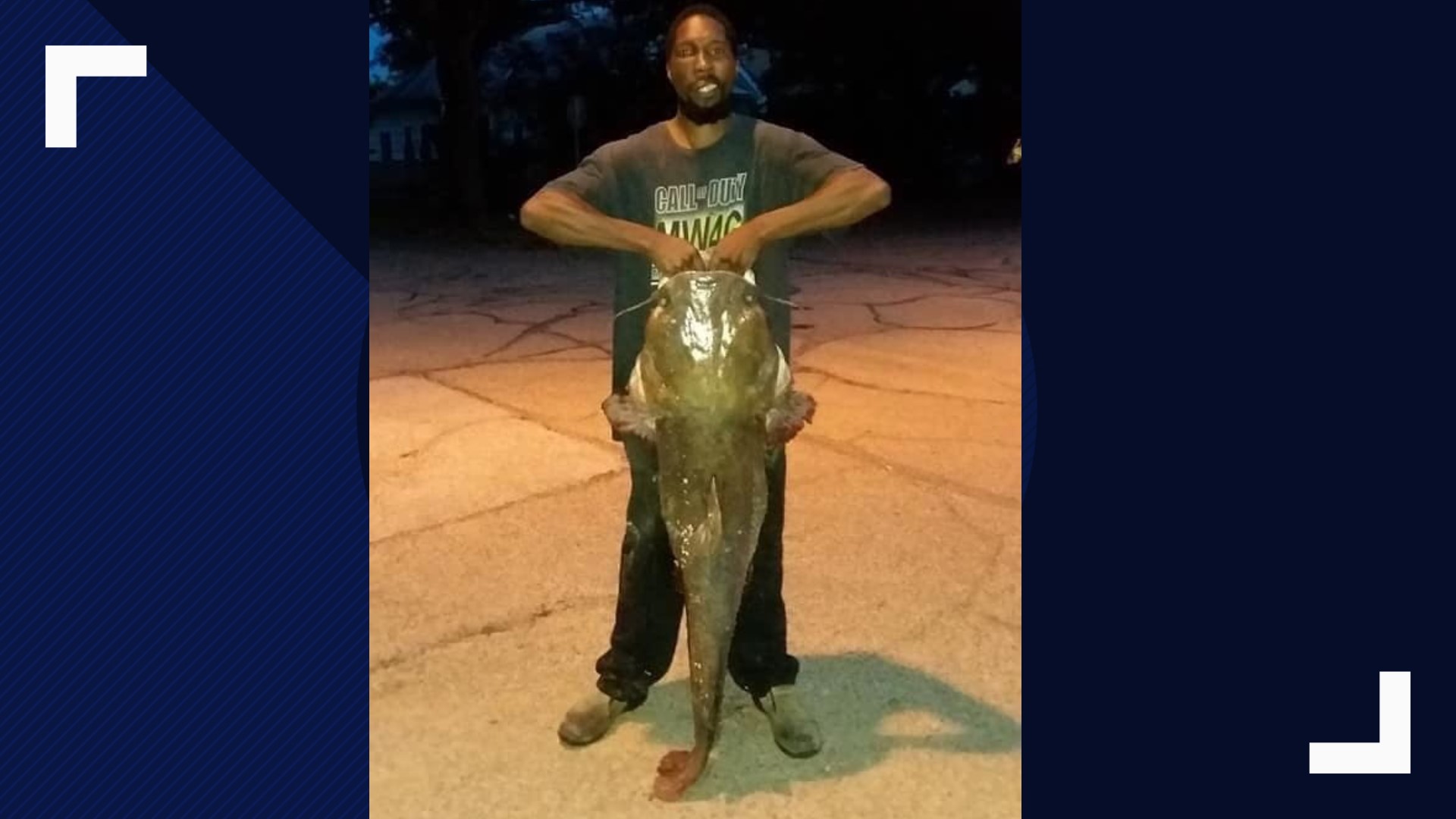 A local fisherman broke the previous Waco record with a 64-pound flathead catfish he caught at the spillway in Lake Waco.