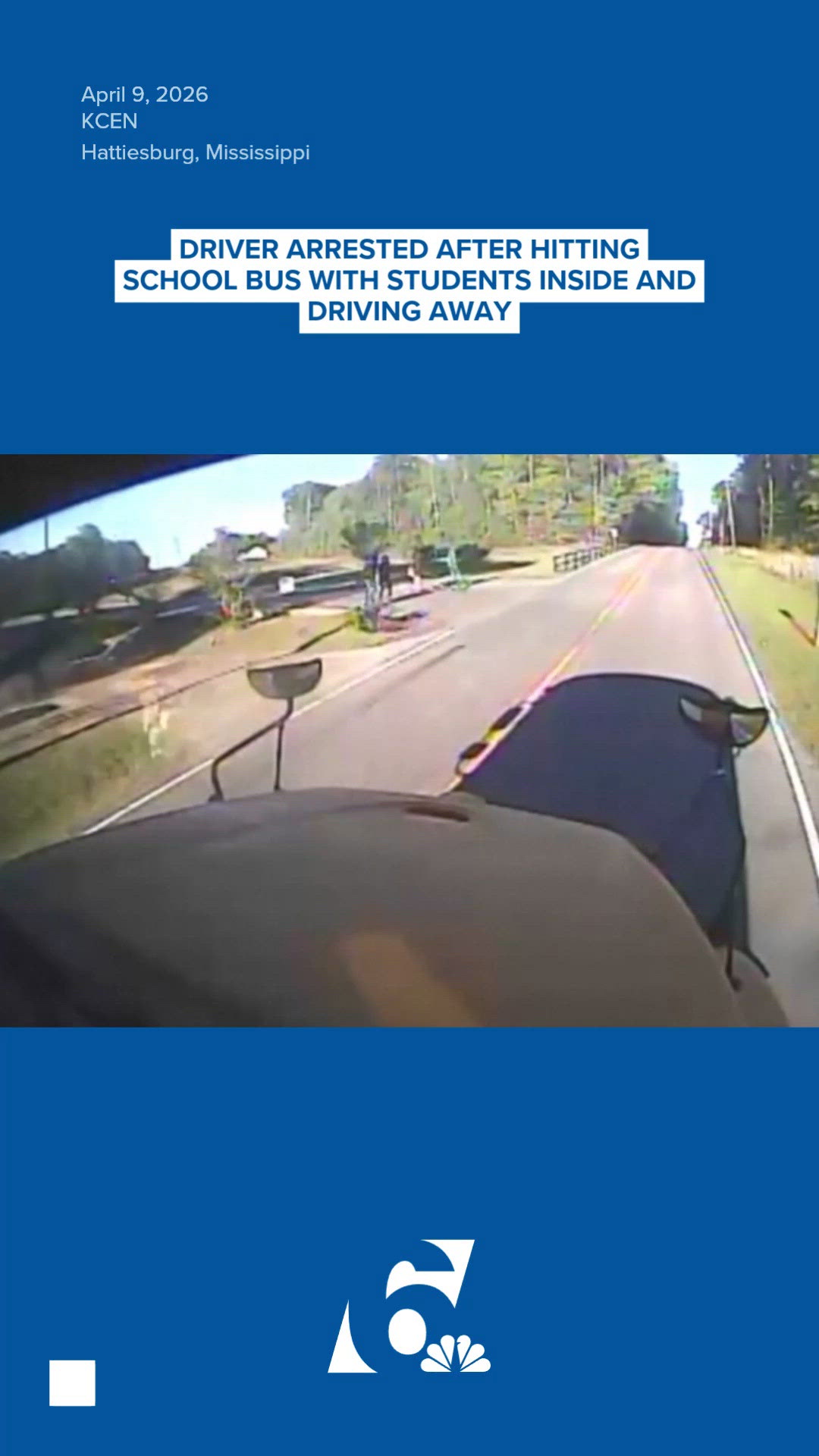 Driver Arrested After Car Slams Into Hattiesburg School Bus With ...