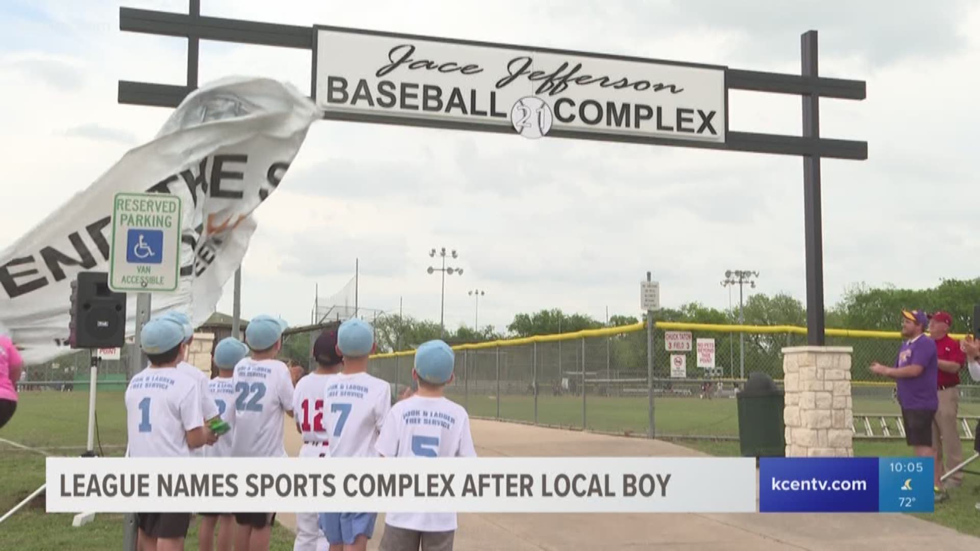 The legacy of a 12-year-old Belton boy who died tragically in 2016 will be cemented Monday when a baseball and softball complex officially becomes his namesake.

Jace Jefferson was diagnosed with a type of brain cancer in June 2015. He passed away almost a year and half after that diagnosis.
