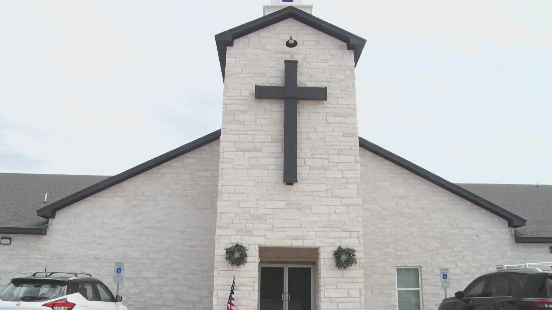 Nearly one year ago, a tornado destroyed the First Cedar Valley Baptist Church. On Saturday, the new walls were celebrated by the people who make it feel like home.