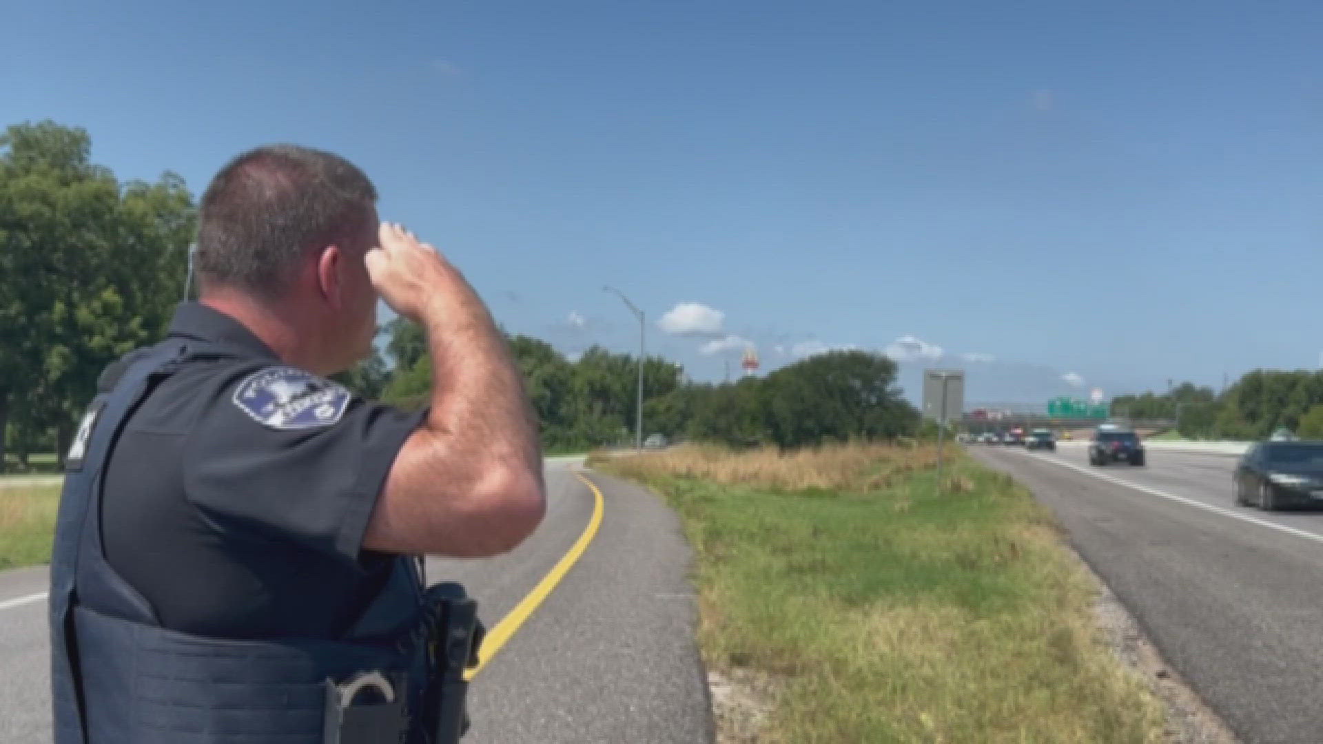 Authorities honor Temple police officer lost in tragic accident at Belton Lake.