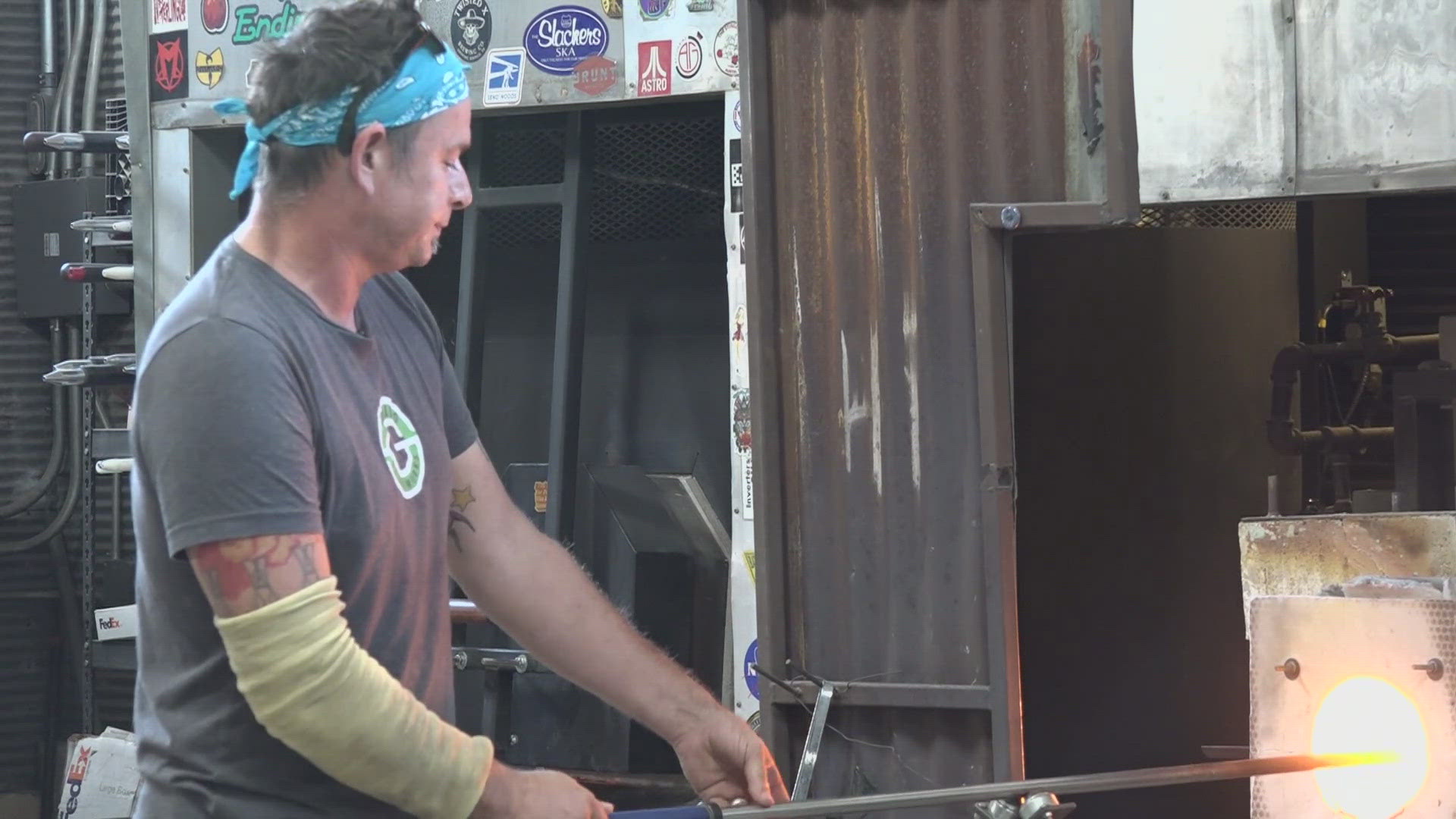 For more than two decades, artist Gail Allard has shared his love of glassblowing with the Central Texas community.