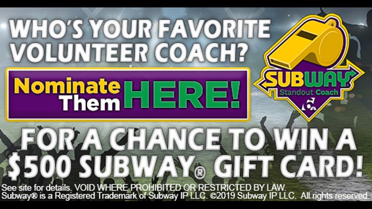 Nominate Your Subway Standout Coach