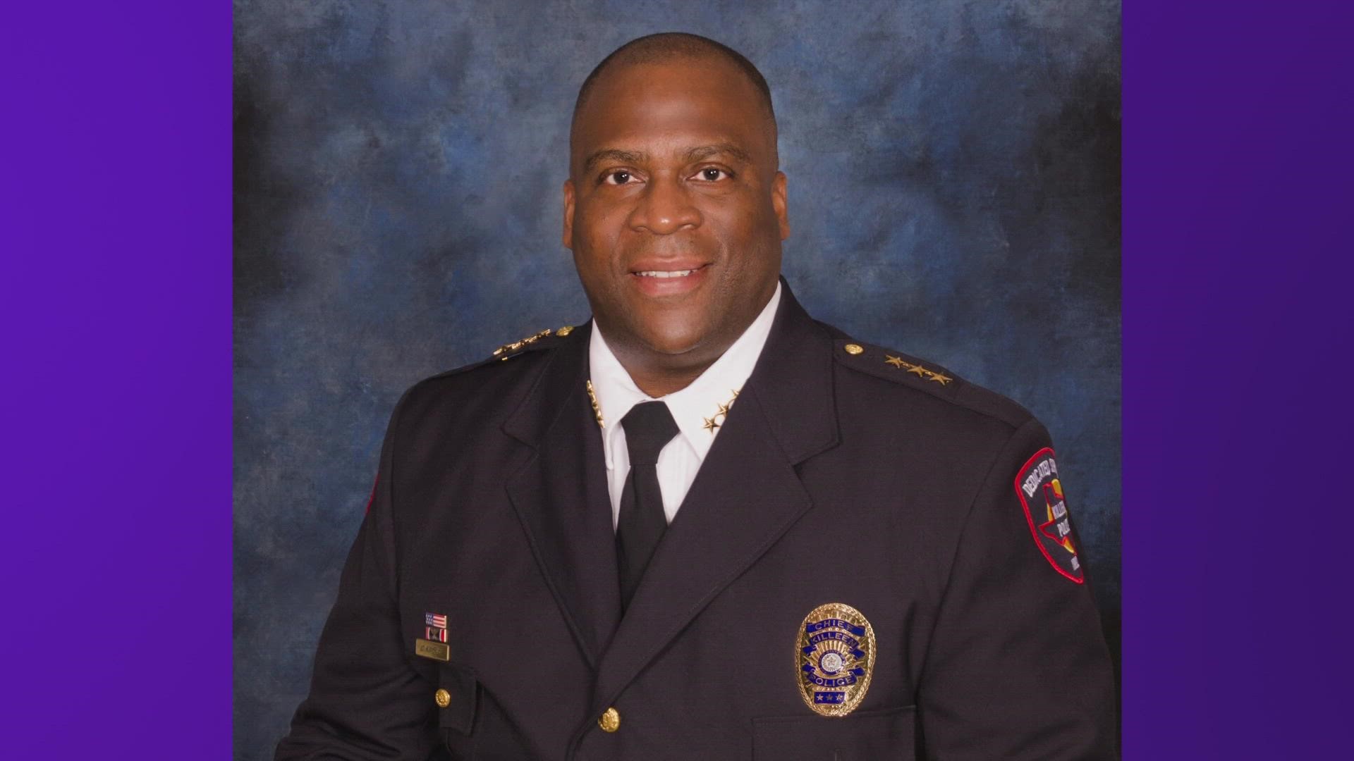 Police Chief Charles Kimble will retire effective January 27, according a spokesperson for the city.