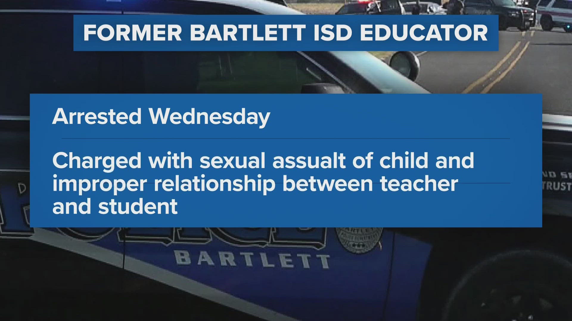 Former Bartlett, Texas ISD employee arrested on Jan. 15 | kcentv.com