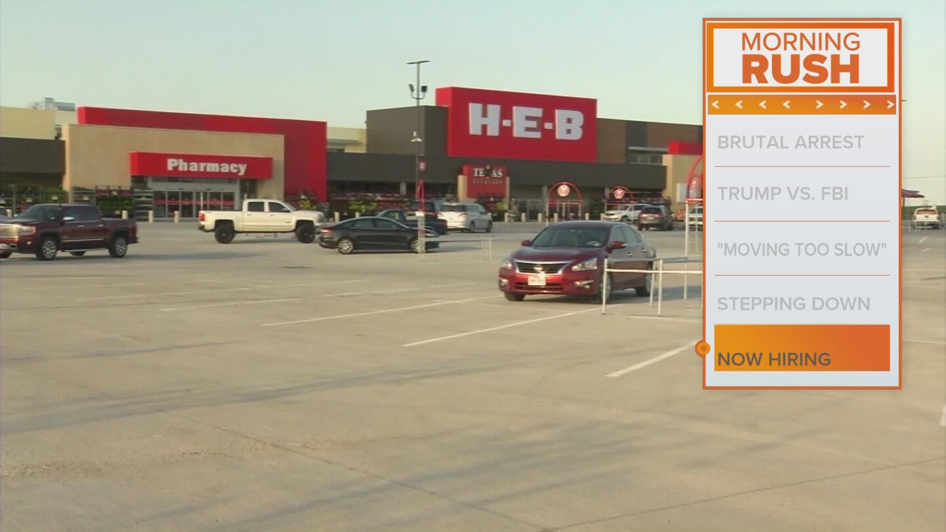 If you're looking for a job, HEB might have work for you.