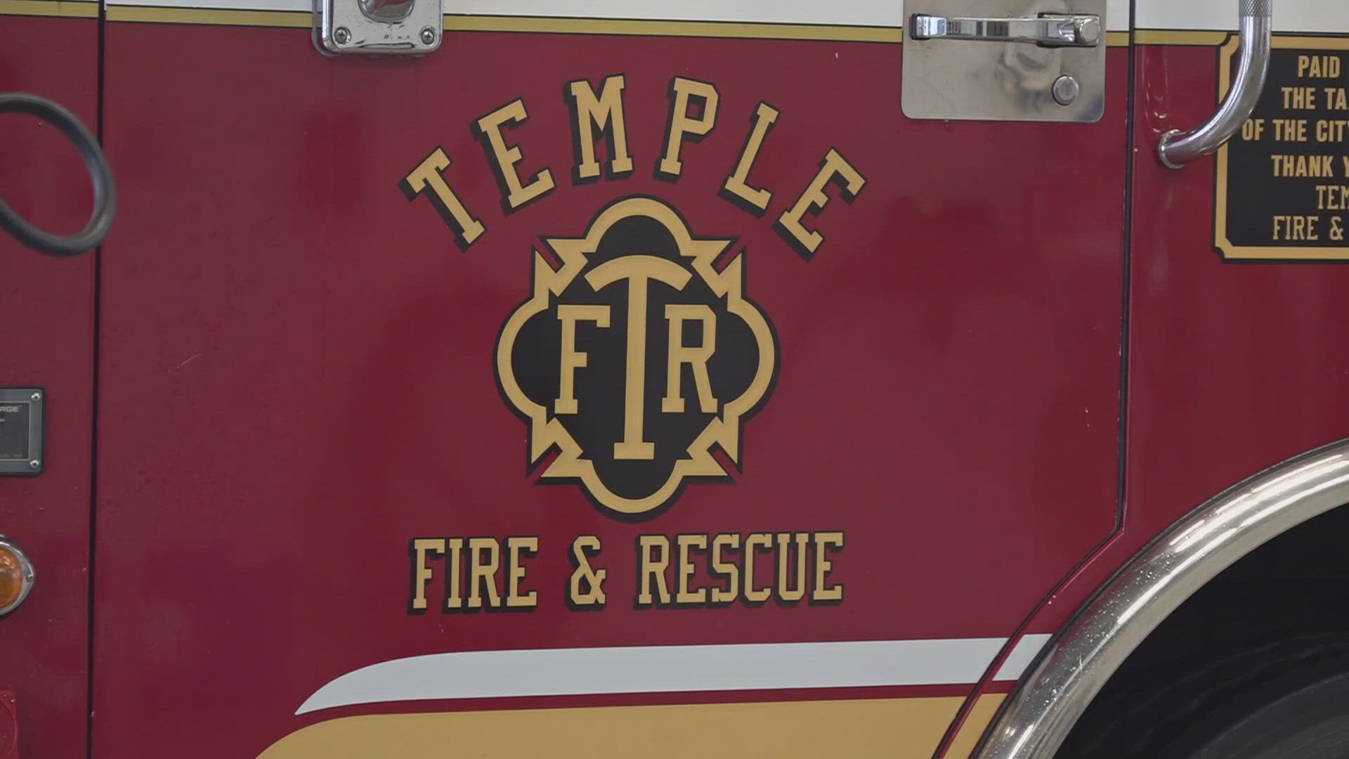 The City of Temple says crews from Station Two will be working out of Station One for the time being. 