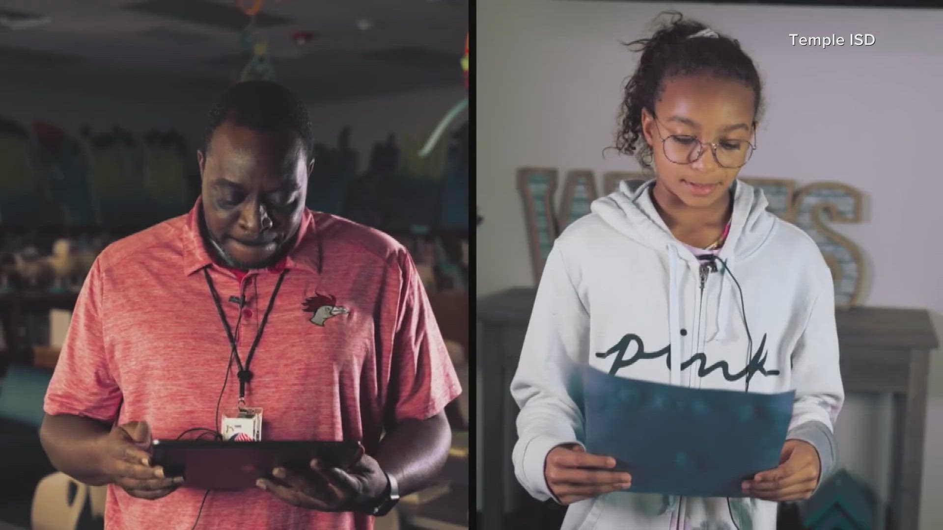 Temple ISD's "Letters of Gratitude" video series lets students express appreciation for their teachers.