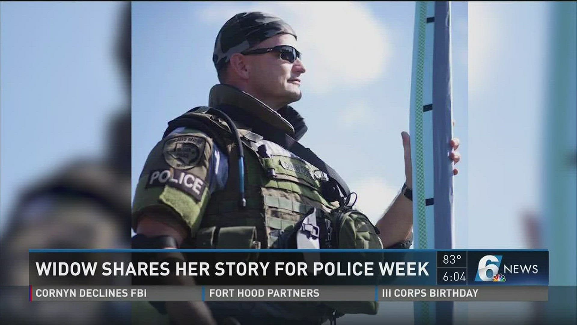 Widow shares her story for police week