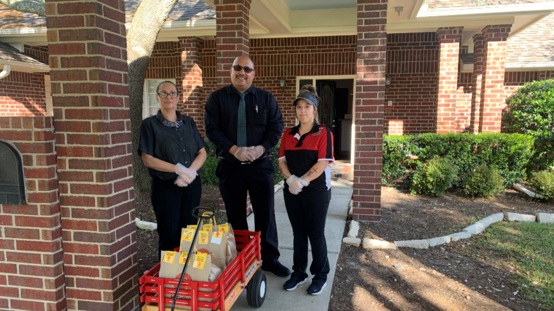 A local McDonald's delivered food to the Temple Ronald McDonald House.