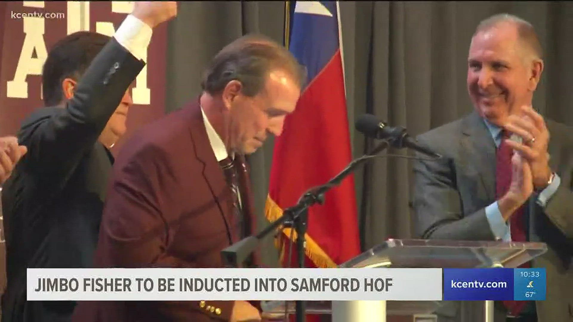 Texas A&M Head Football Coach Jimbo Fisher will be inducted into the Samford University, Athletics Hall of Fame.