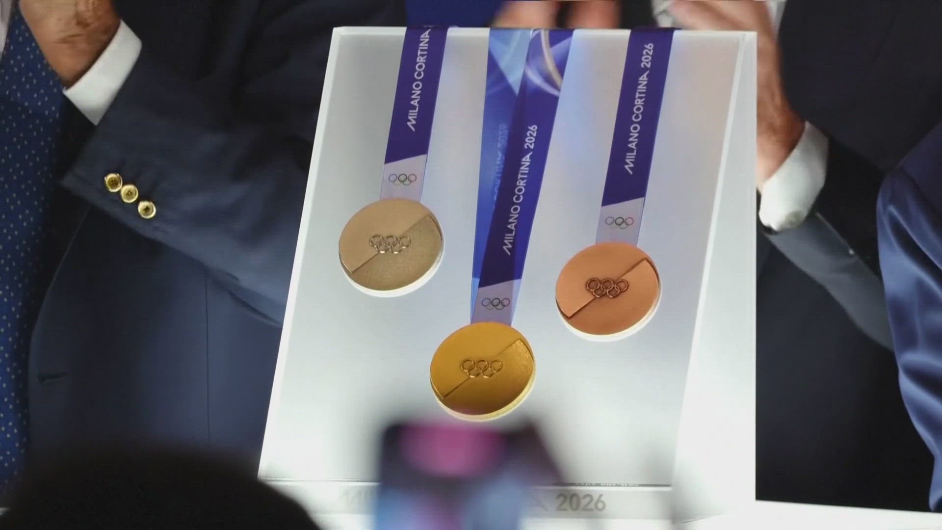 The organizations say the two halves symbolize the culmination of the athletes journey. 