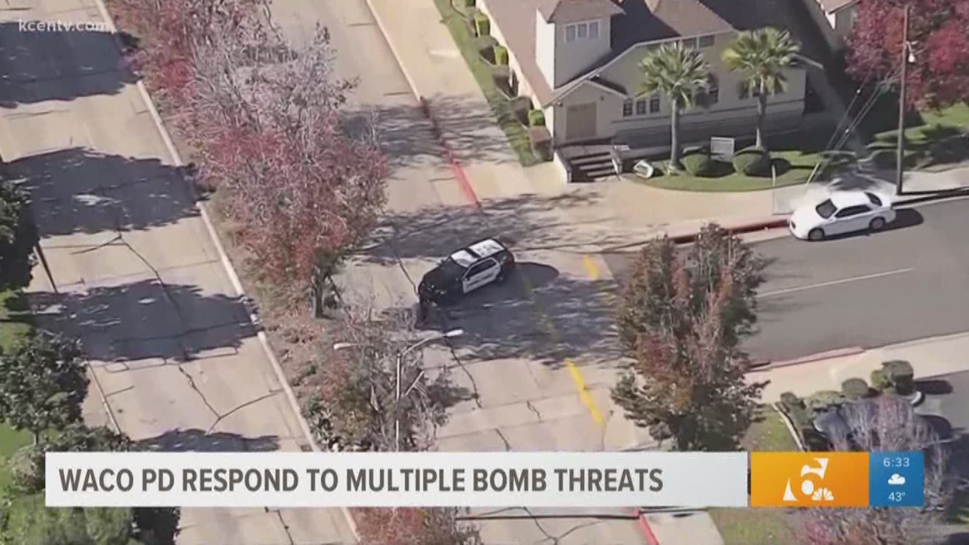 According to police all bomb threats in Central Texas appeared to be false.