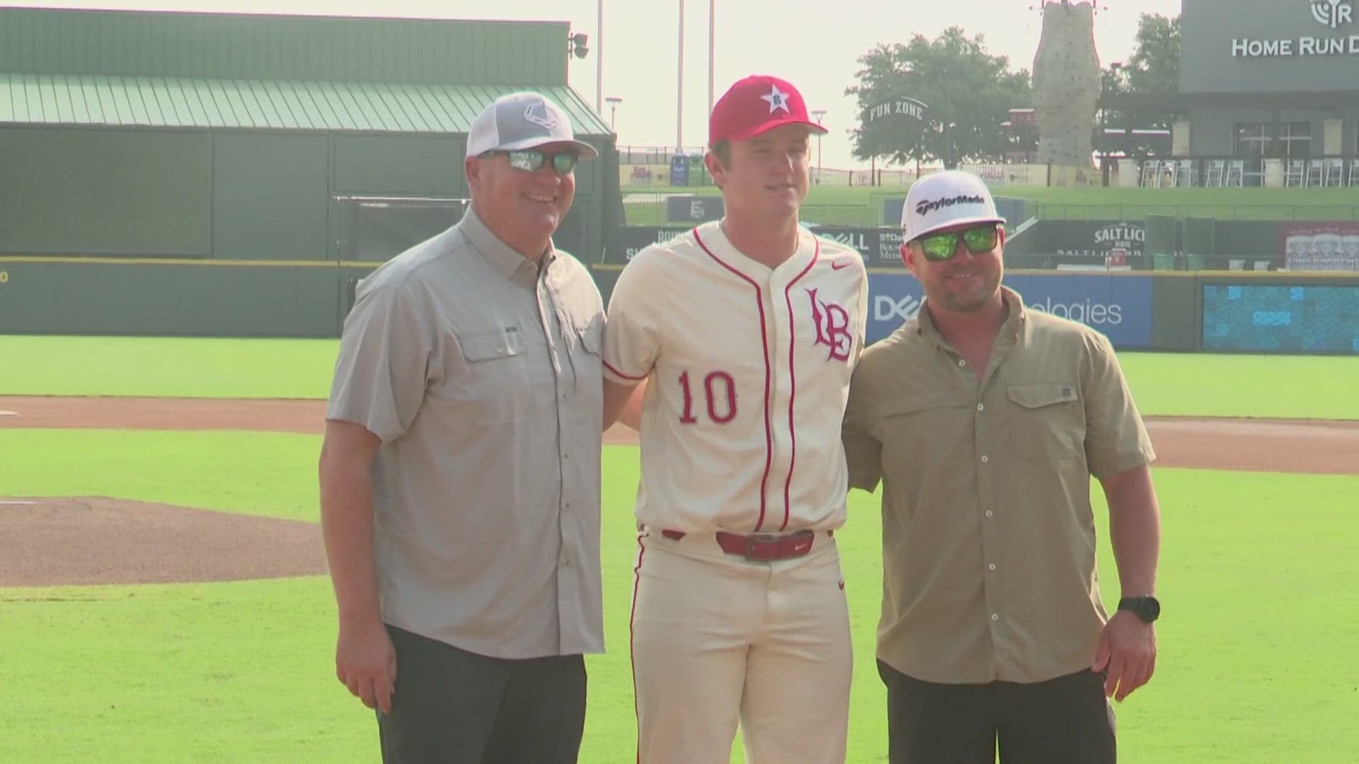 Two more Central Texas studs made their way to Dell Diamond for a 5A, 6A battle, with their fathers watching them wear their high school colors for the last time.