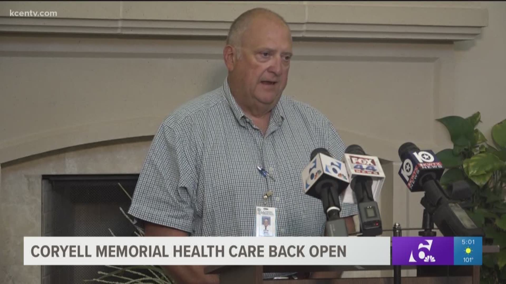 Coryell Memorial Hospital is back open. 
