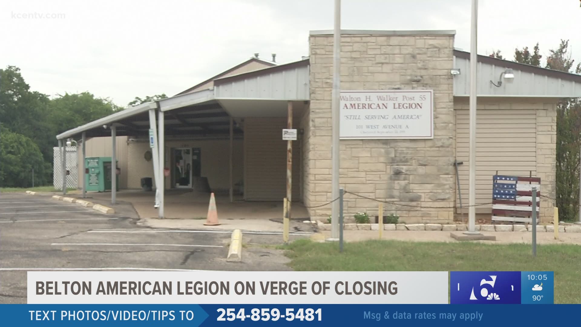 Belton American Legion post on verge of closing due to pandemic