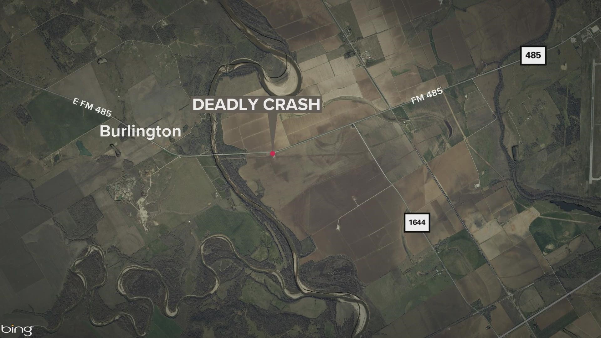 According to authorities, the crash occurred when a driver attempted to pass a car on Farm to Market 485.