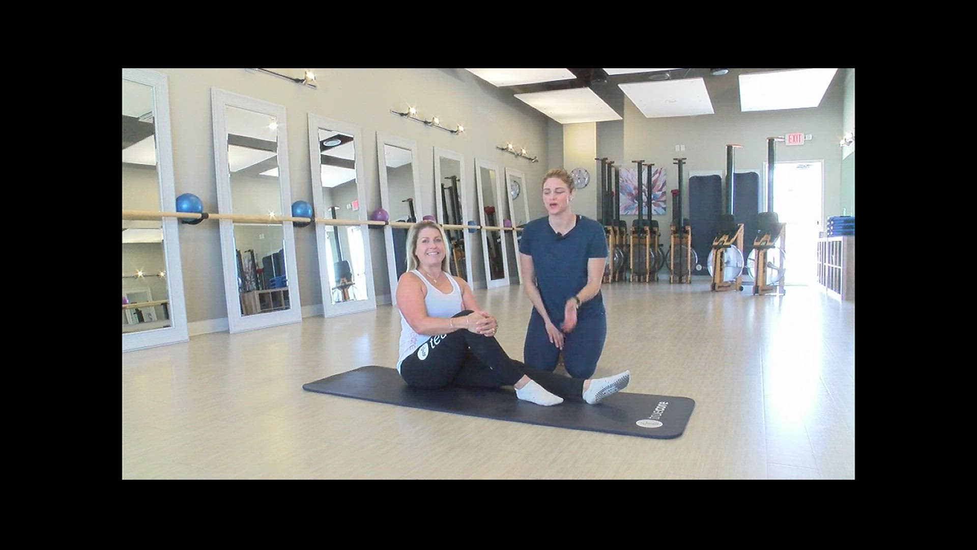 The Pilates 100 is a simple core strengthening move you can do pretty much anywhere!