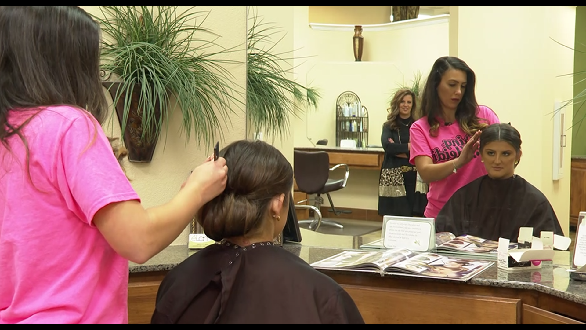 This week, morning anchor Heidi Alagha is trying out to be a hairdresser at Elan Salon & Spa. Will she get hired?!