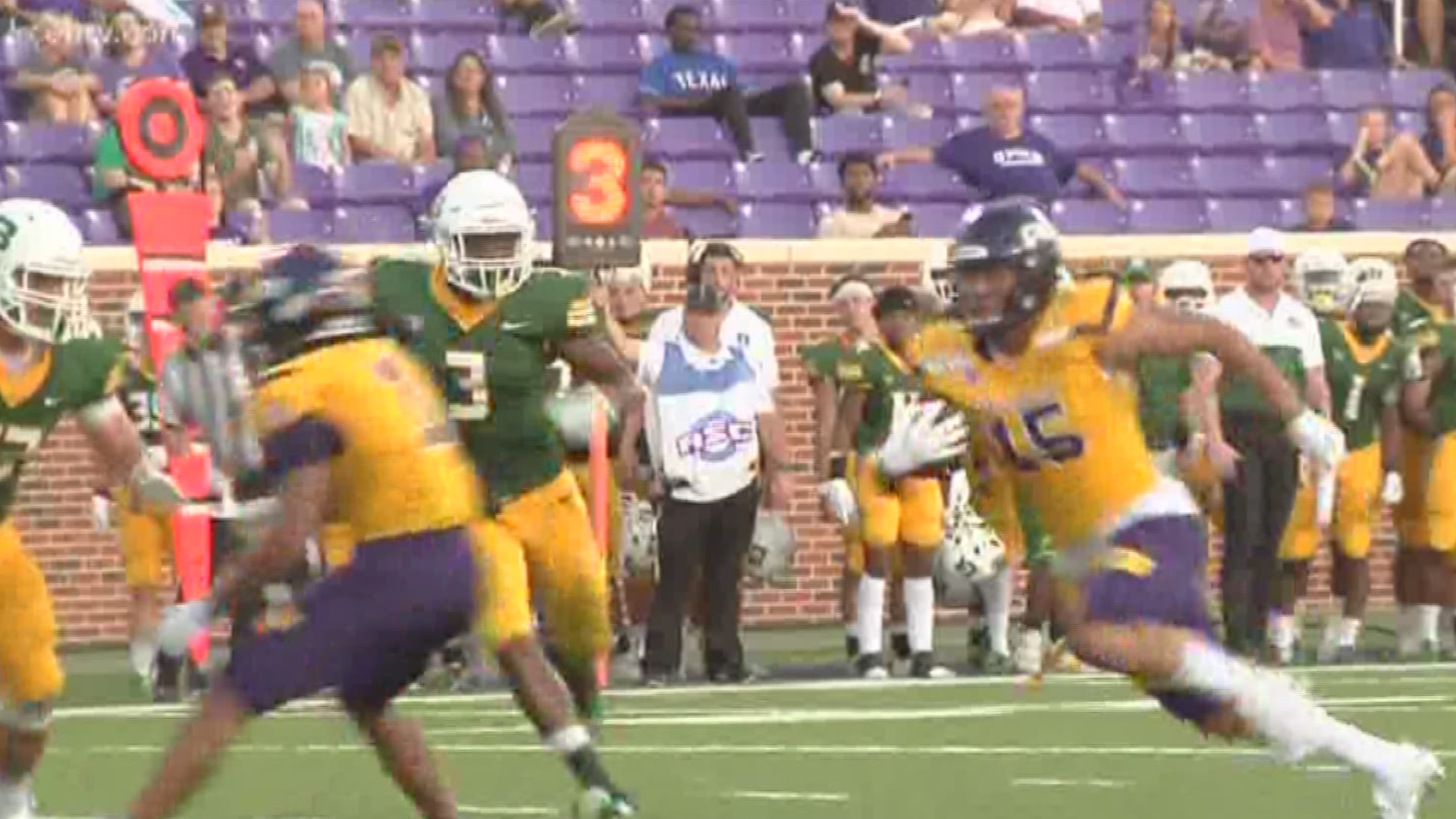 The Cru was able to hold off the Blazers 23-13 Saturday.