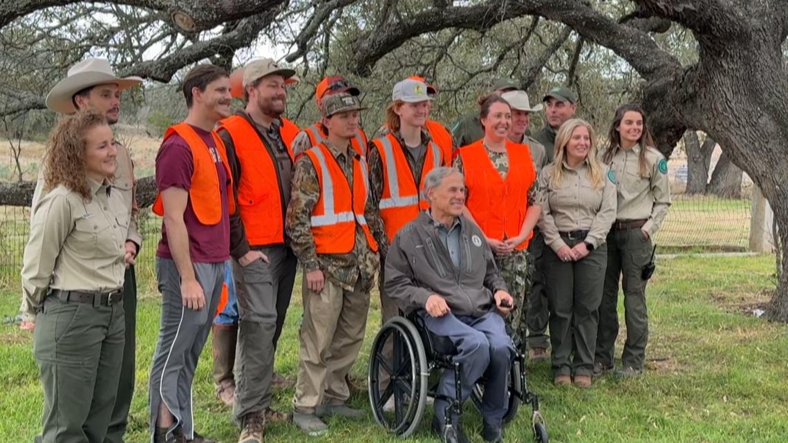 Governor Greg Abbott tours Texas's future state park funded by $1 billion voter-approved fund