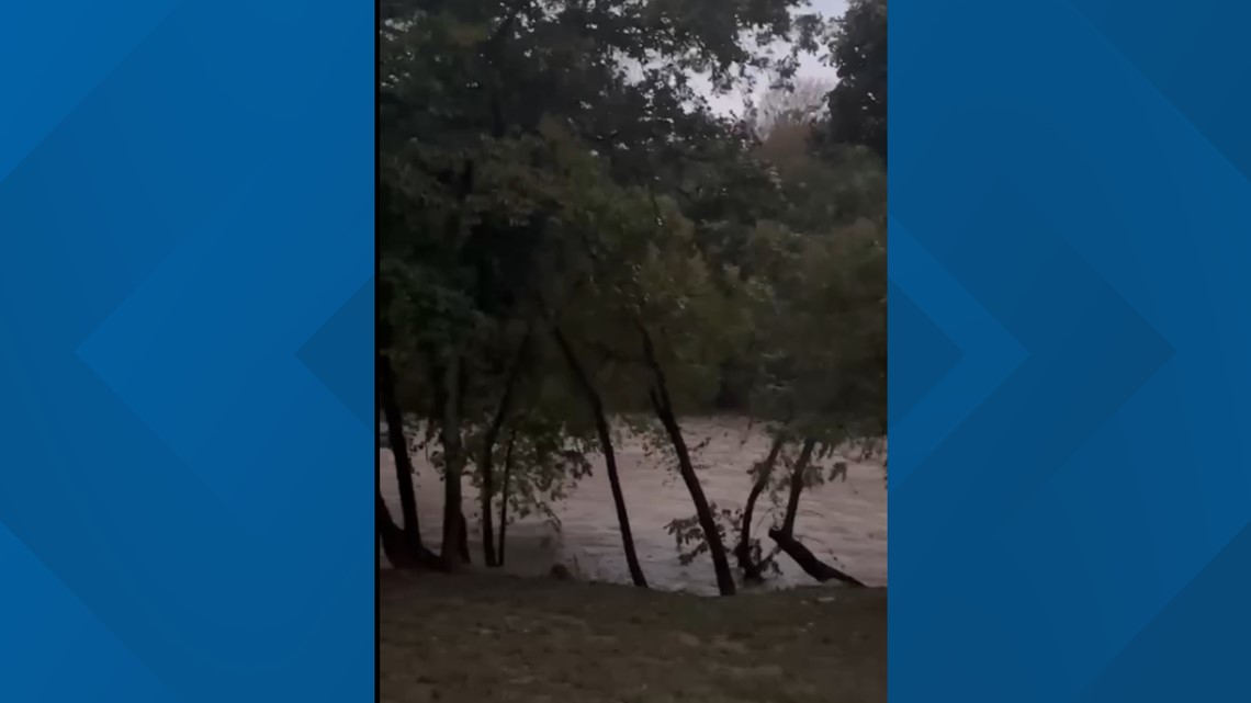 The Lampasas River received 8 inches of rain in the past day | kcentv.com