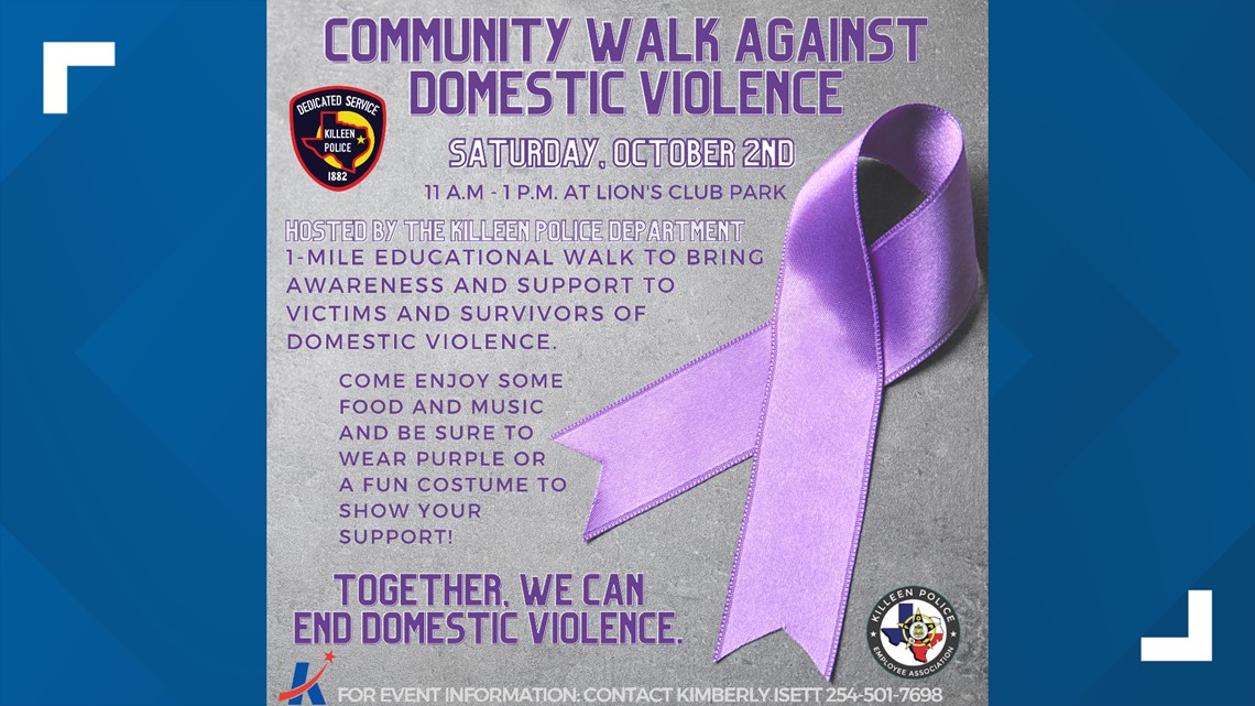 Community Walk Against Domestic Violence in Killeen Oct. 2