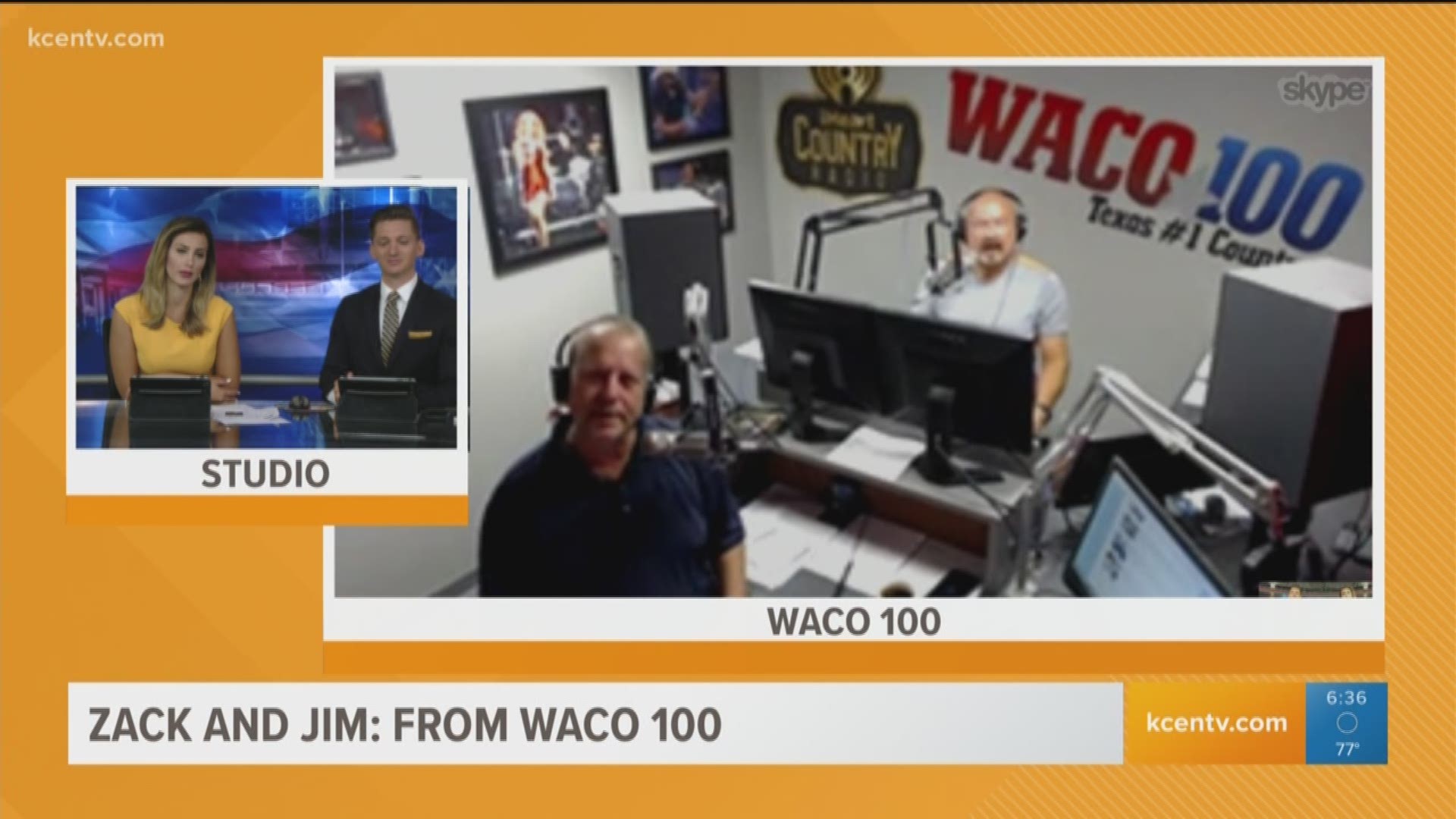Live on Waco 100. 