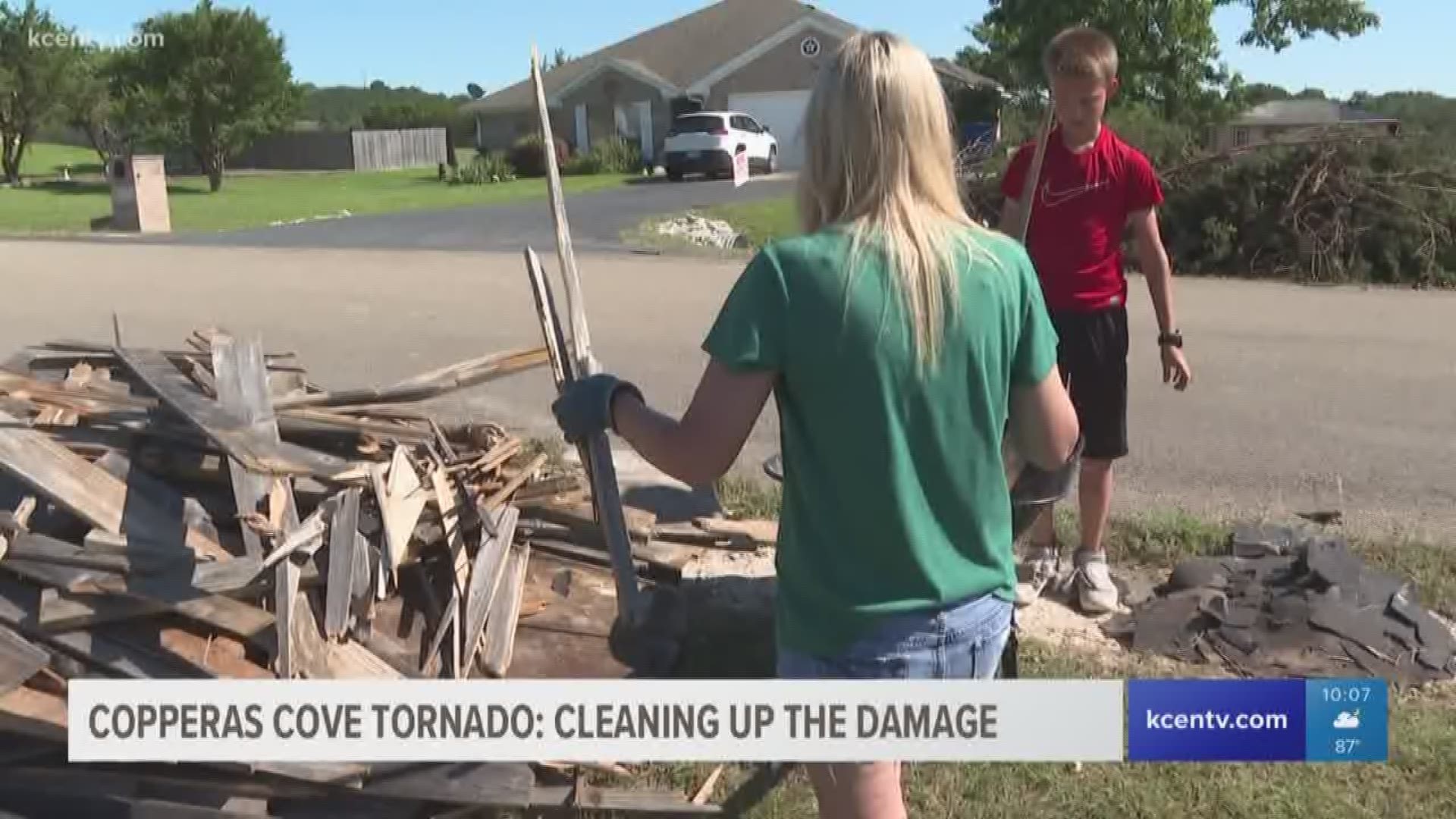 The city's solid waste department has extended its hours and will be open this Saturday from 8 a.m. to noon. Residents affected by the tornado are encouraged to place all brush and bulk debris curbside, in separated piles and not on the street, to be collected.