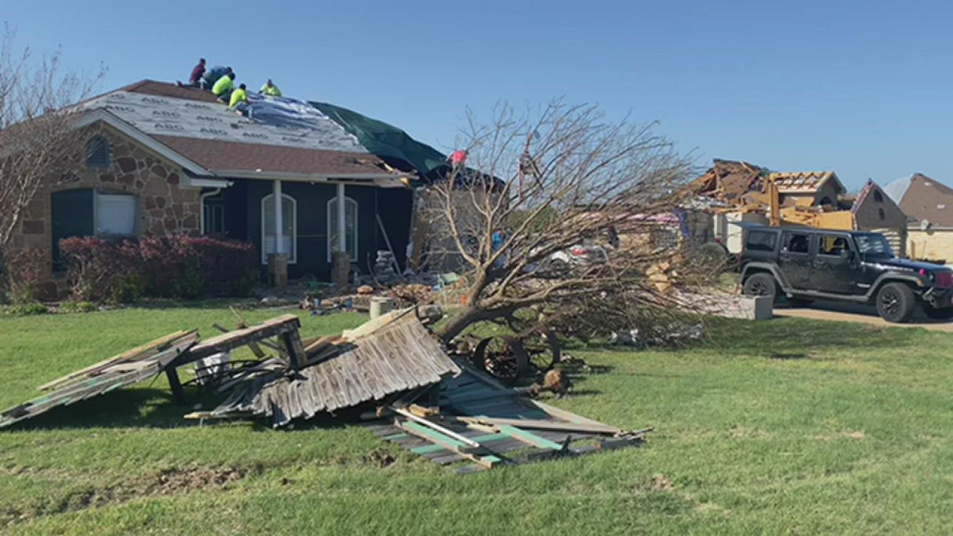 VIDEO: Damaged homes in Salado after major tornado | kcentv.com