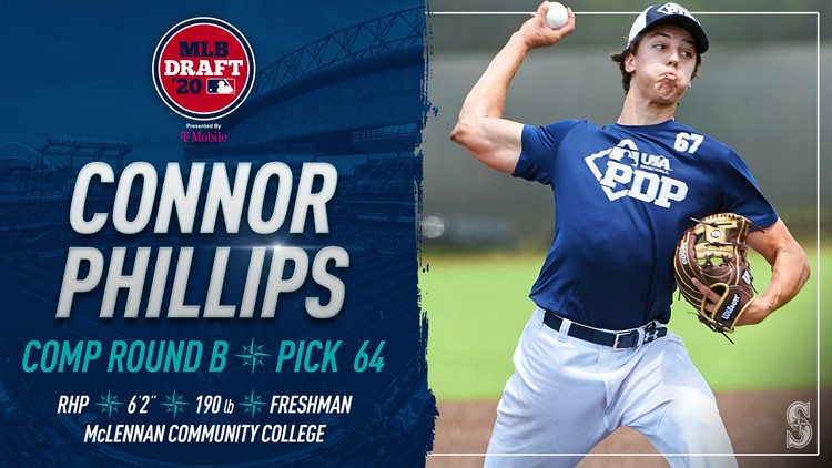 Mariners take MCC's Phillips on Day 2 of MLB Draft