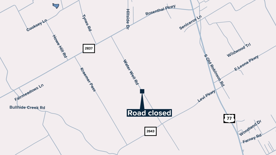 McLennan County closes Water Well Road indefinitely due to damage