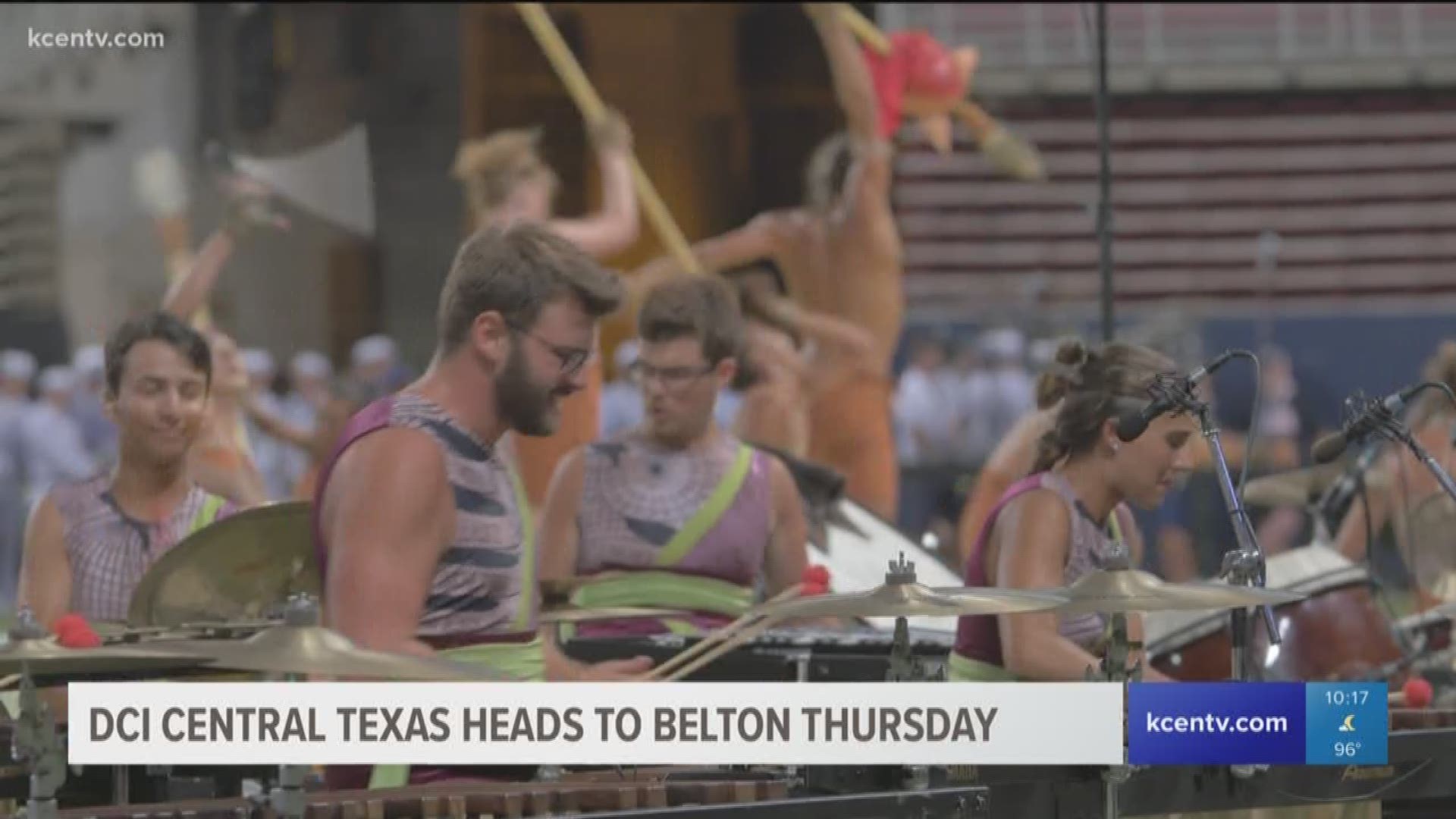 About 14 of the world's top drum corps will take the field at Belton's Tiger Field.