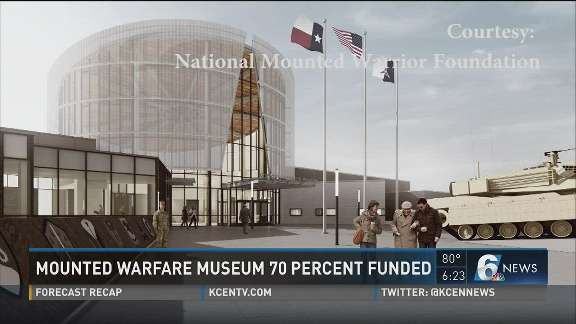 The Museum is 70 percent funded.